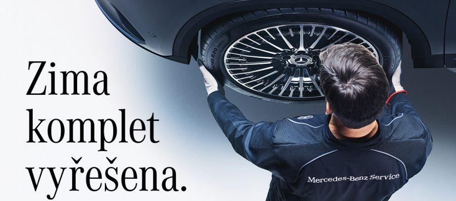 Výměna kol pro Váš Mercedes-Benz. Dokonalá příprava.